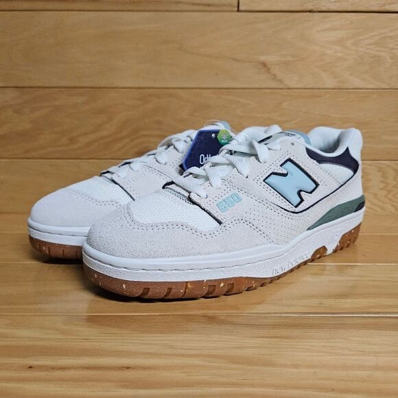 New Balance 550 Sea Salt White Grey Womens Shoe Sneaker BBW550NB - Picture 6 of 11